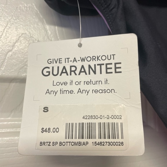 NWT Athleta Biarritz Swim bottoms Grey Multi Size S - Picture 4 of 8